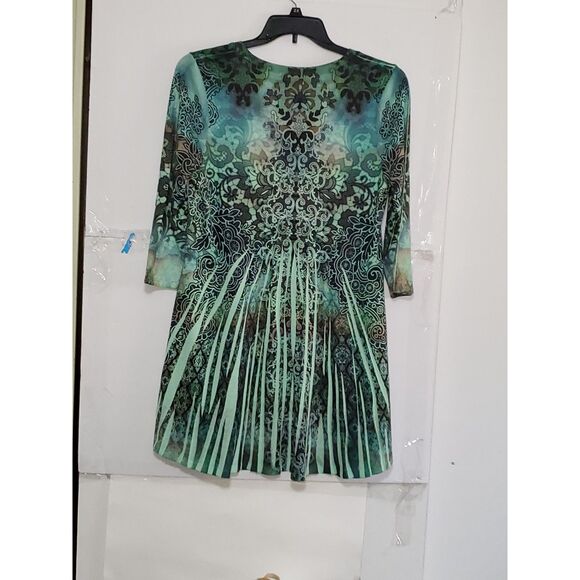 A Live and Let Live Women's Top Whimsigoth Fairy Celestial Paisley Sparkly L - Picture 13 of 13